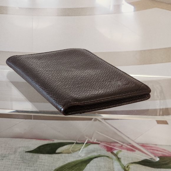 AUTHENTIC Louis Vuitton Taiga Organizer Depoche Business Card Holder - Picture 15 of 16